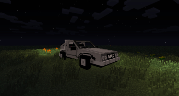 Новый мод для Minecraft 1.5.2 "Назад в будущее", Вы сможете скачать бесплатно