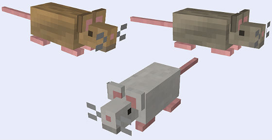 Мыши / Minecraft мод