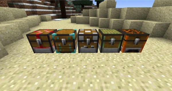 Мод для Minecraft 1.5.2 - 5 новых сундуков / Скачать бесплатно