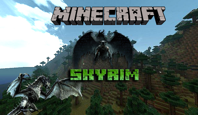 Текстуры Skyrim на Minecraft 1.10.x