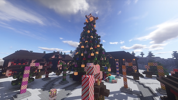 Скачать Новогодние 3D текстуры для Майнкрафт 1.12.x | 1.11.2