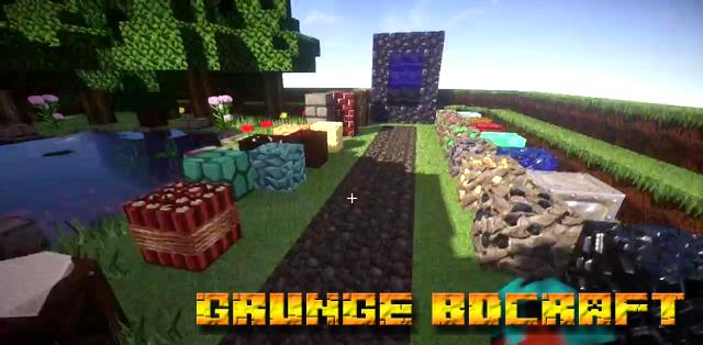 Текстуры GrungeBDCraft 128x на Майнкрафт 1.12.2