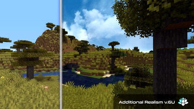 Текстуры Additional Realism для Майнкрафт 1.15