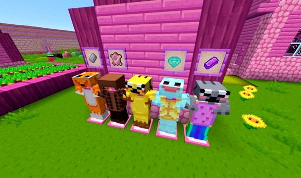 Скачать текстуры Kawaii World для Майнкрафт 1.15