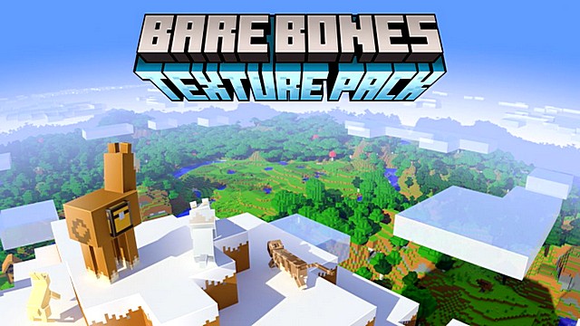 Скачать текстуры Bare Bones для Майнкрафт 1.16, 1.15