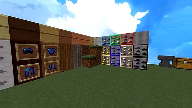 Скачать текстур пак Sapphire PvP для Майнкрафт 1.16, 1.15