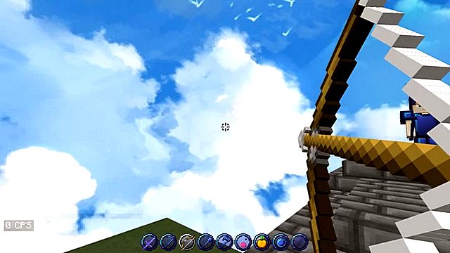 Скачать текстур пак Sapphire PvP для Майнкрафт 1.16, 1.15