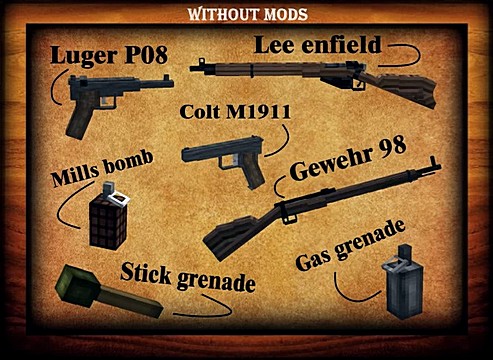 Текстур пак World War PvP для Майнкрафт 1.16 1.15