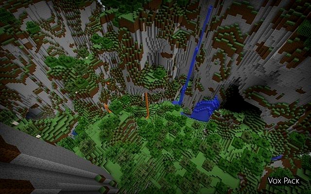 Скачать текстуры Vox Pack для Майнкрафт 1.8