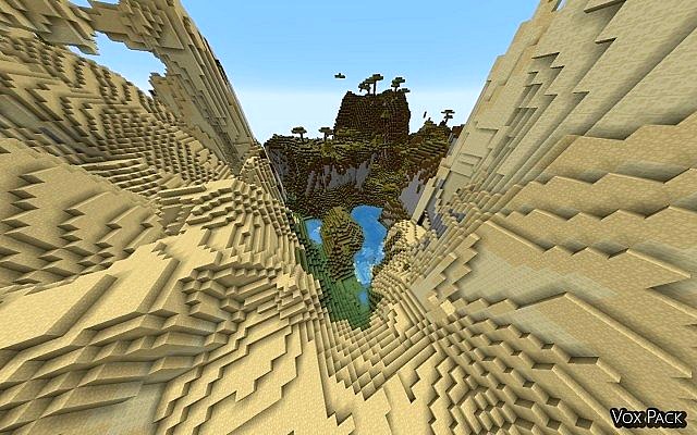 Скачать текстуры Vox Pack для Майнкрафт 1.8