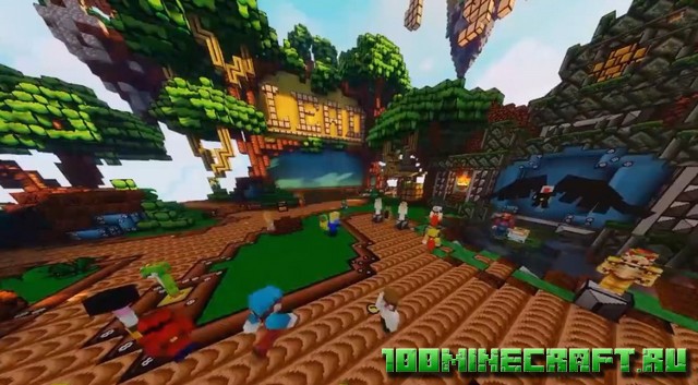 Текстуры Супер Марио для Minecraft 1.19 Java Edition