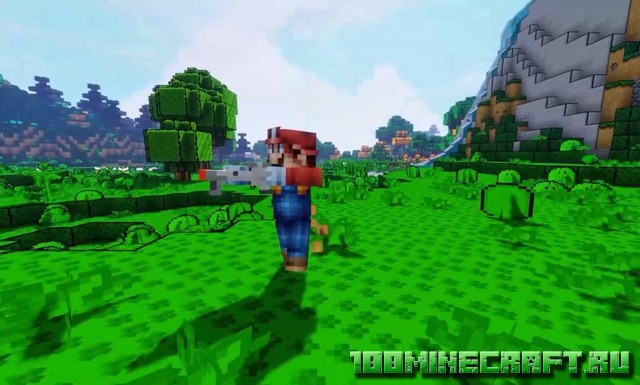 Текстуры Супер Марио для Minecraft 1.19 Java Edition