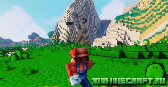 Текстуры Супер Марио для Minecraft 1.19 Java Edition