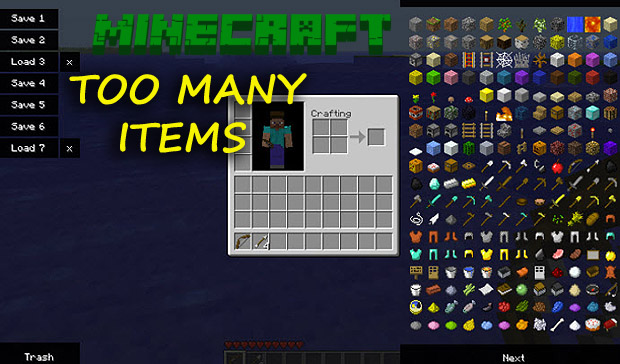 Скачать TooManyItems мод для Майнкрафт 1.8/1.7.10/1.7.9
