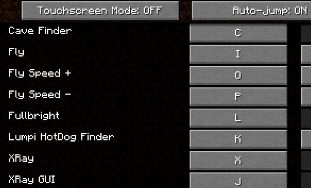 Мод на чит X-Ray для Minecraft 1.13.2